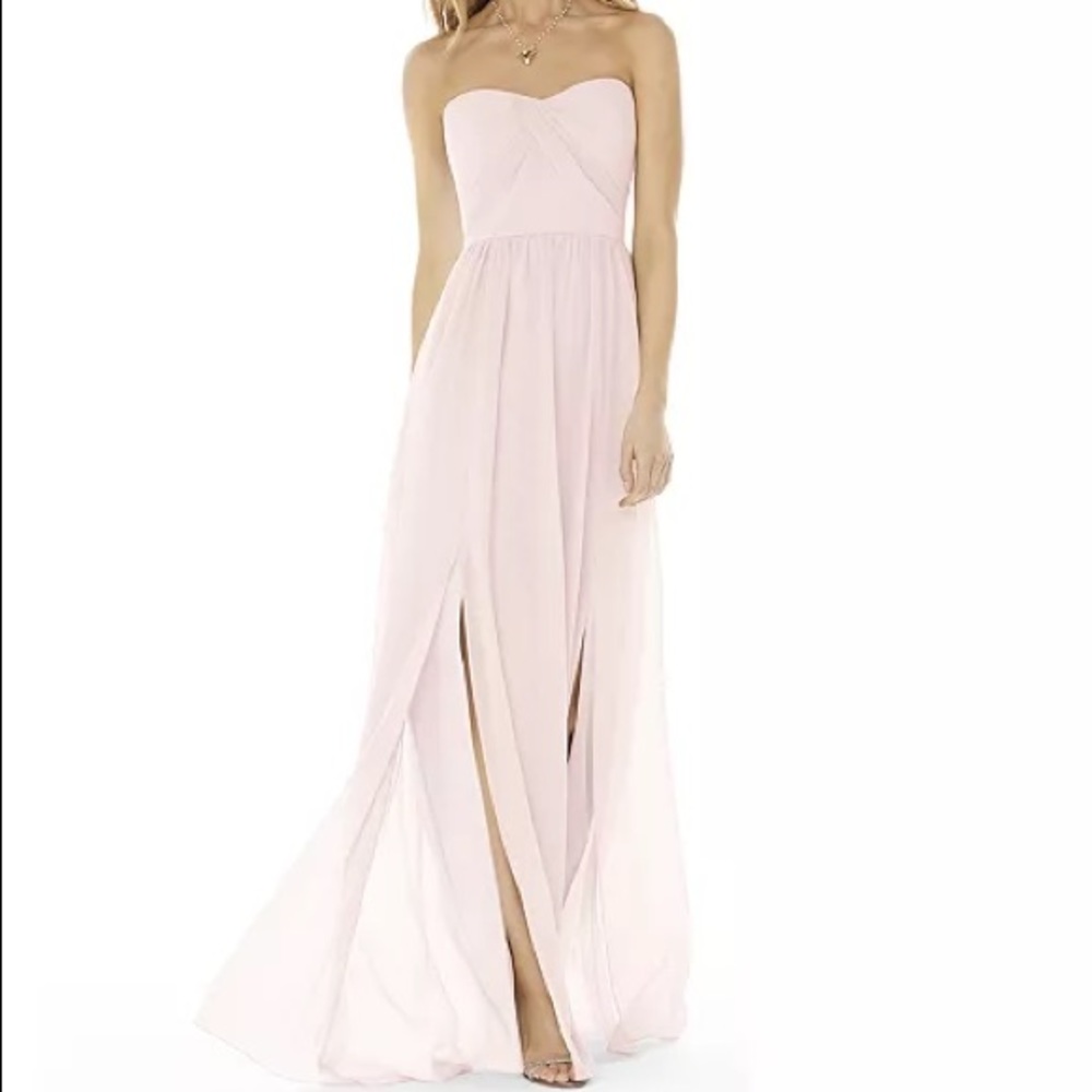 strapless sweetheart dress